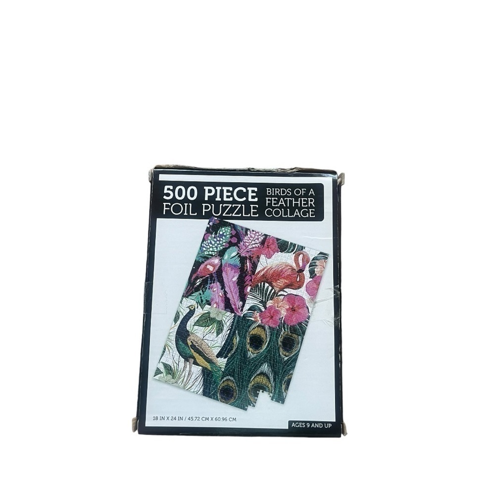 500 pc birds of a feather foil collage complete